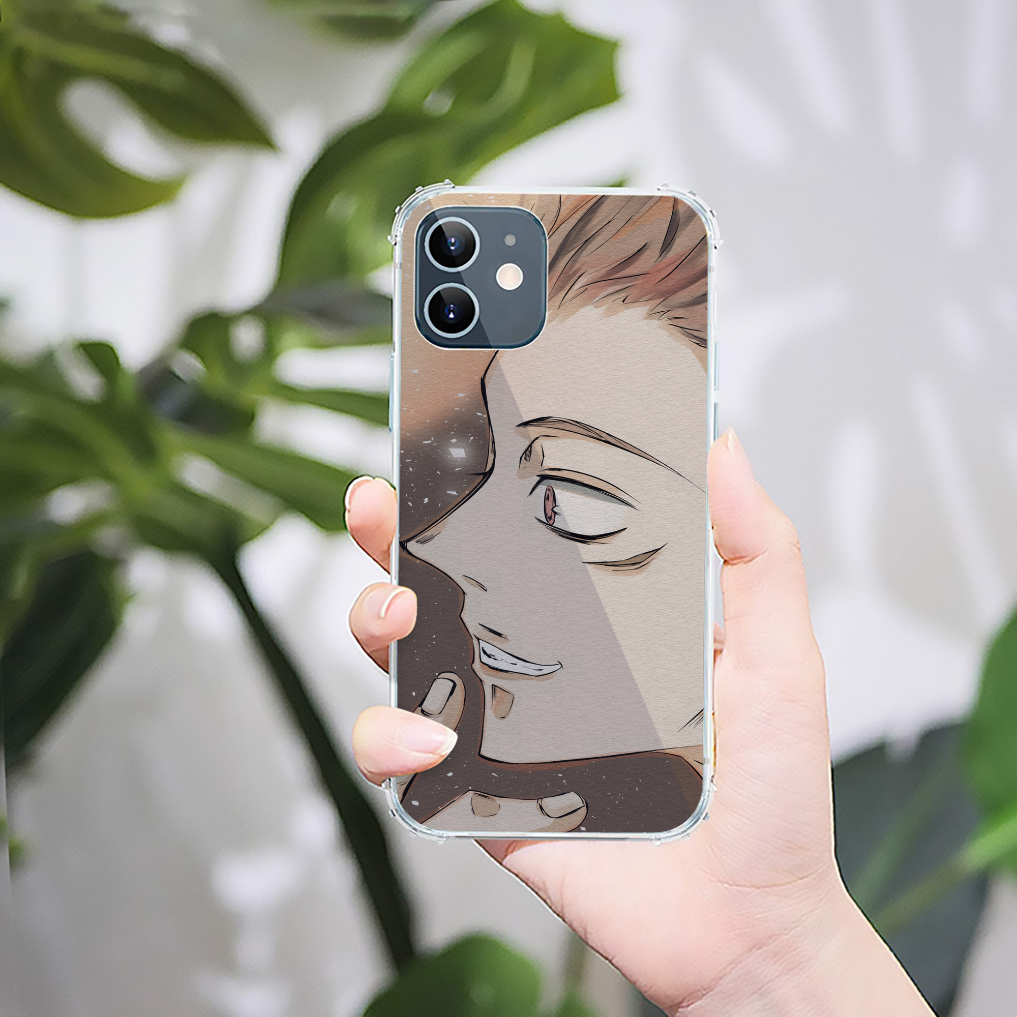 （画像用） 呪術廻戦 Jujutsu Kaisen 【iPhone 12シリーズ対応】透明スマホケース（クリアソフトケース）